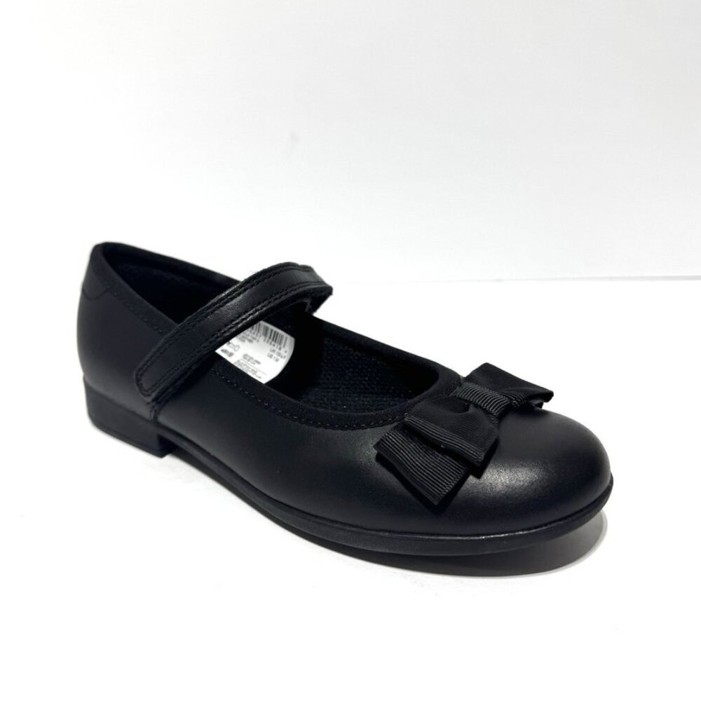 Clark’s Girls Scala Tap Mary Jane Flats Black Size 1 M Little Kid